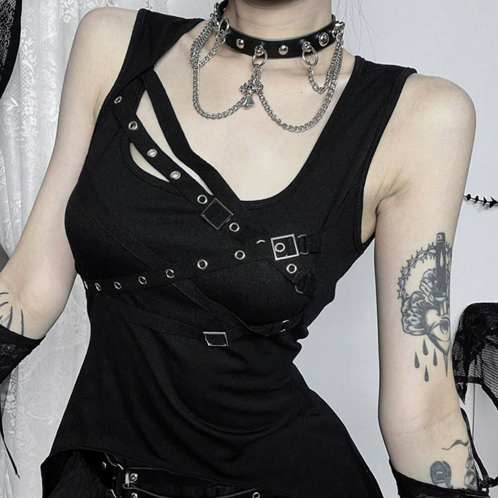 Moonattic Top Glitch Goth - Image 3
