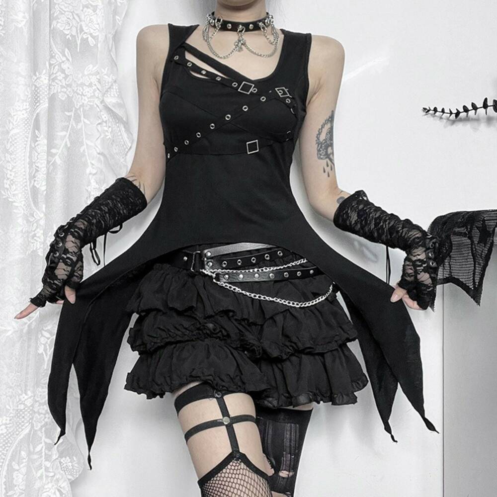 Moonattic Top Glitch Goth - Image 4