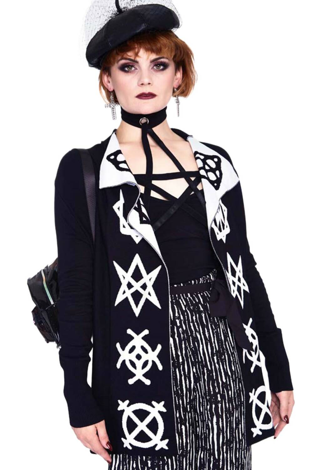 Jawbreaker cardigan Magic Symbols Reverse