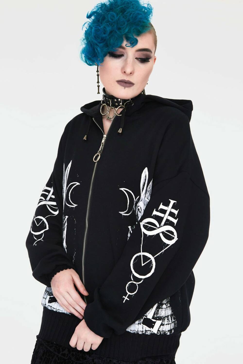 Jawbreaker Zip-Hoody The Shining Rabbit - Image 3