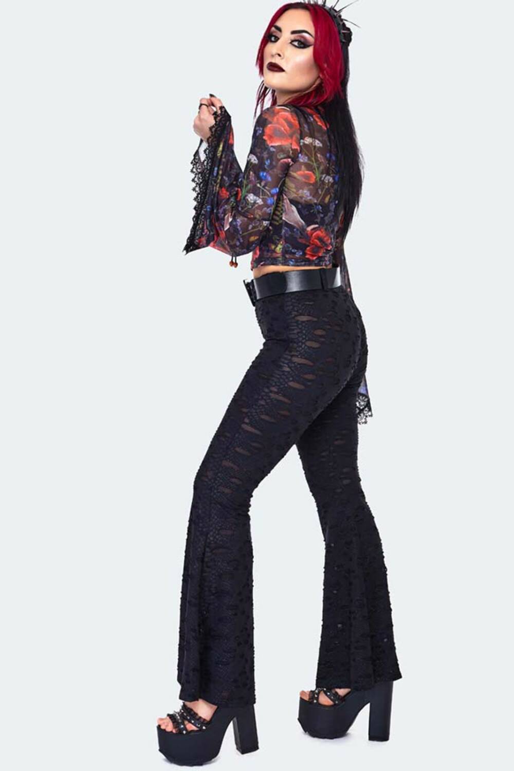 Jawbreaker flare pant Venom Distressed - Image 3