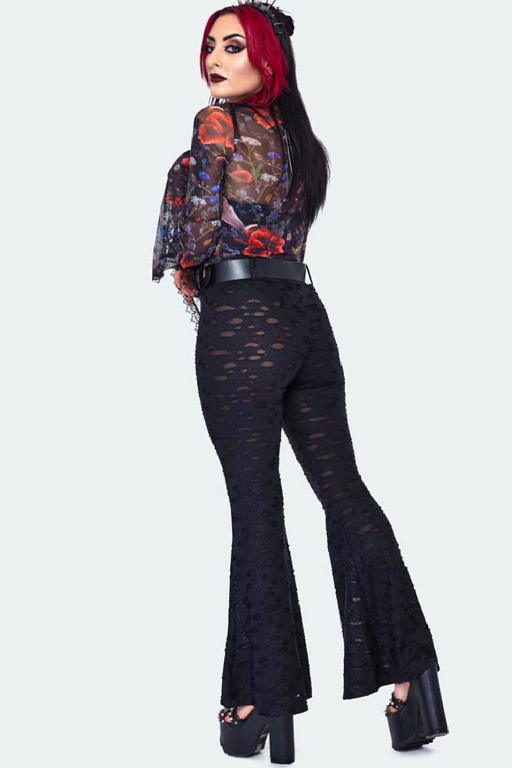 Jawbreaker flare pant Venom Distressed - Image 4