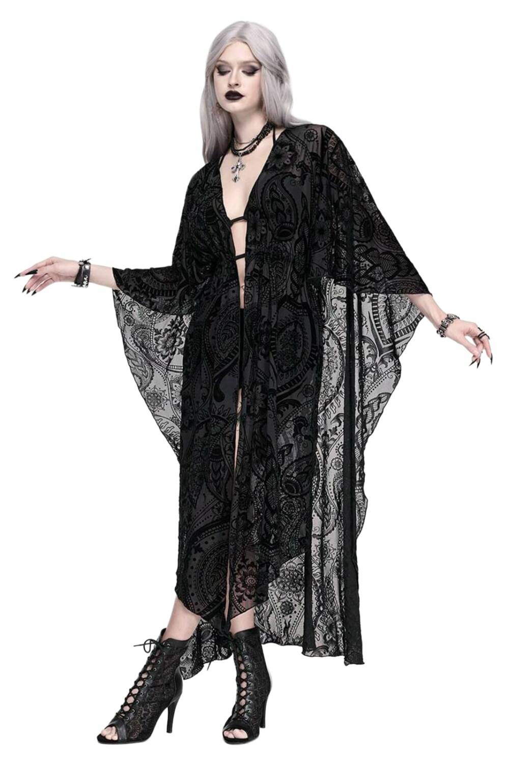 Romwe cloak Veluris Noctem