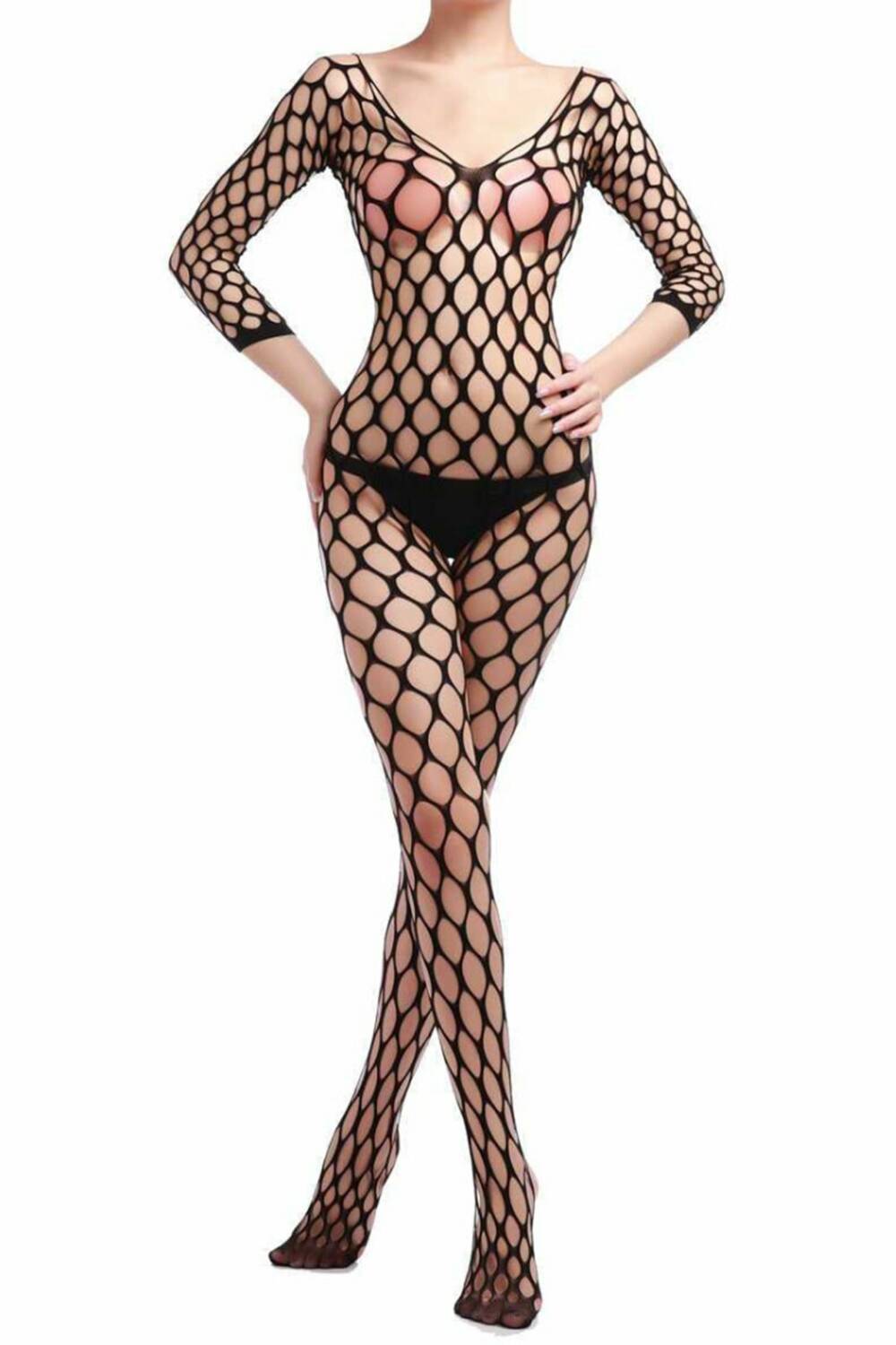 Erogance Catsuit Big Fishnet - Image 4