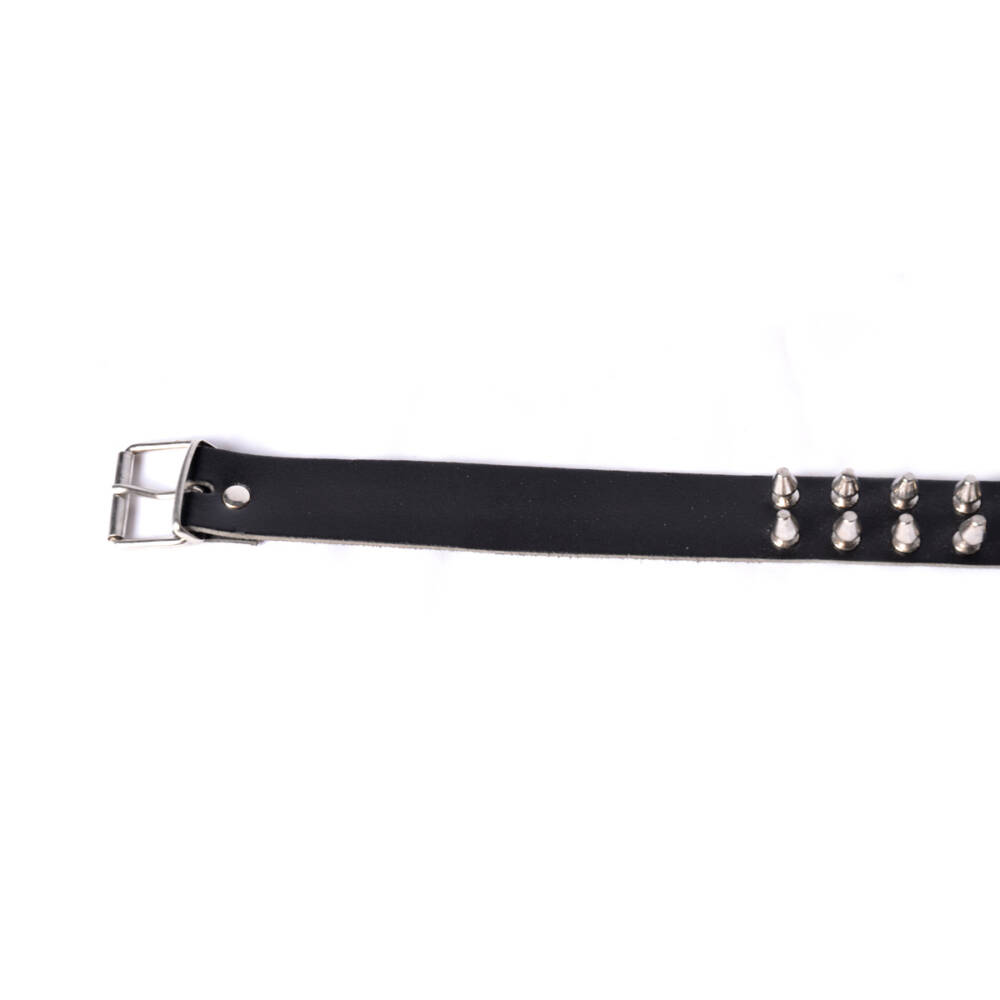 Mad Moonshine Leather Belt Double Killerrivets - Image 2
