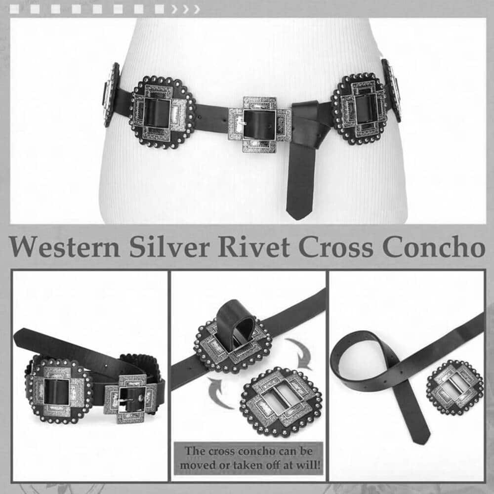 Mad Moonshine belt cross buckle - Image 2