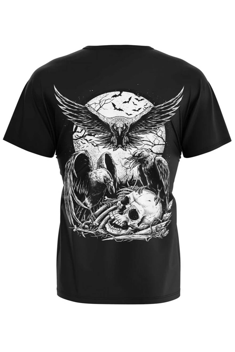 Easure T-Shirt Crows Backprint