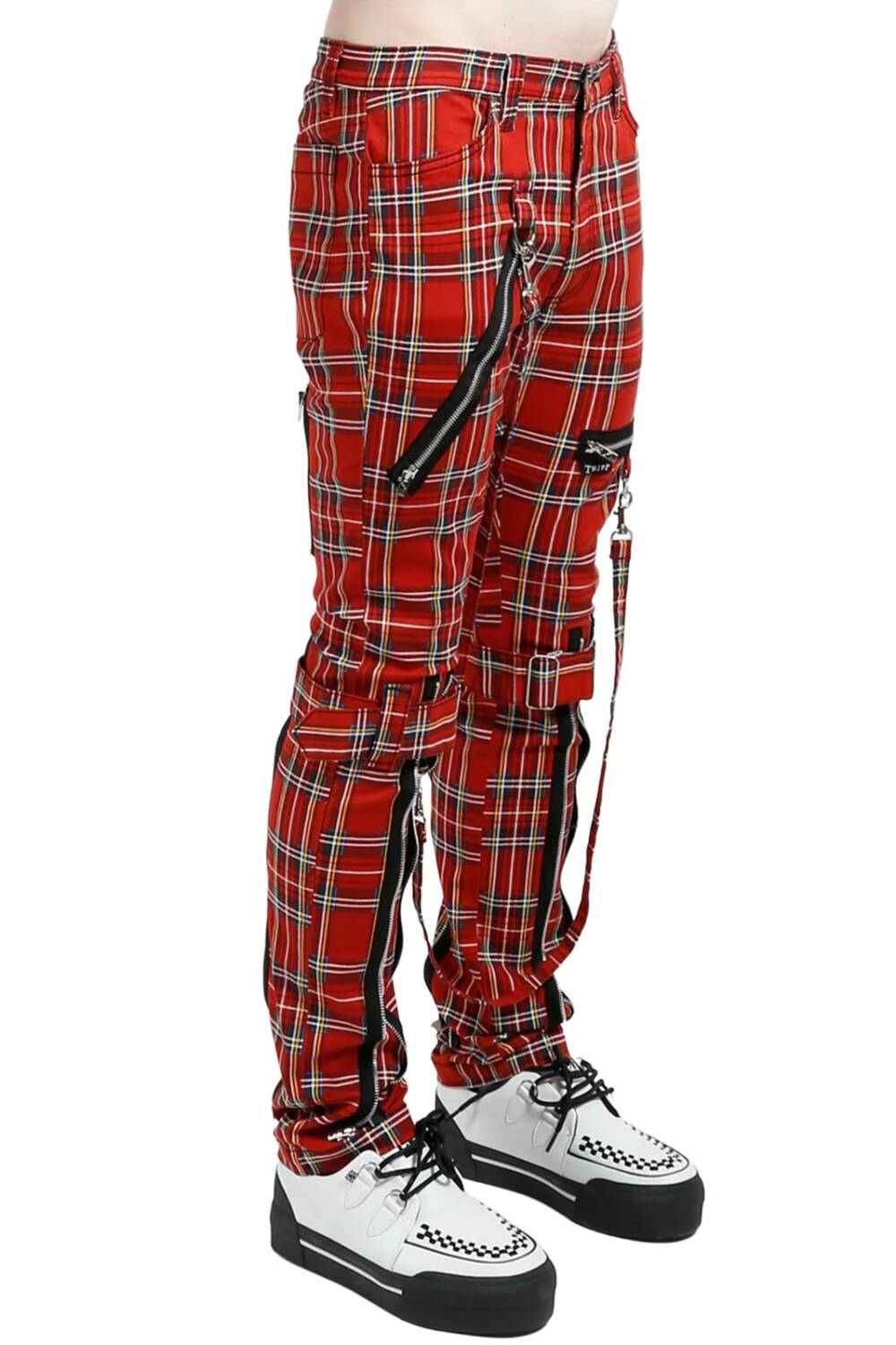 Black Soul trousers tartan - Image 2