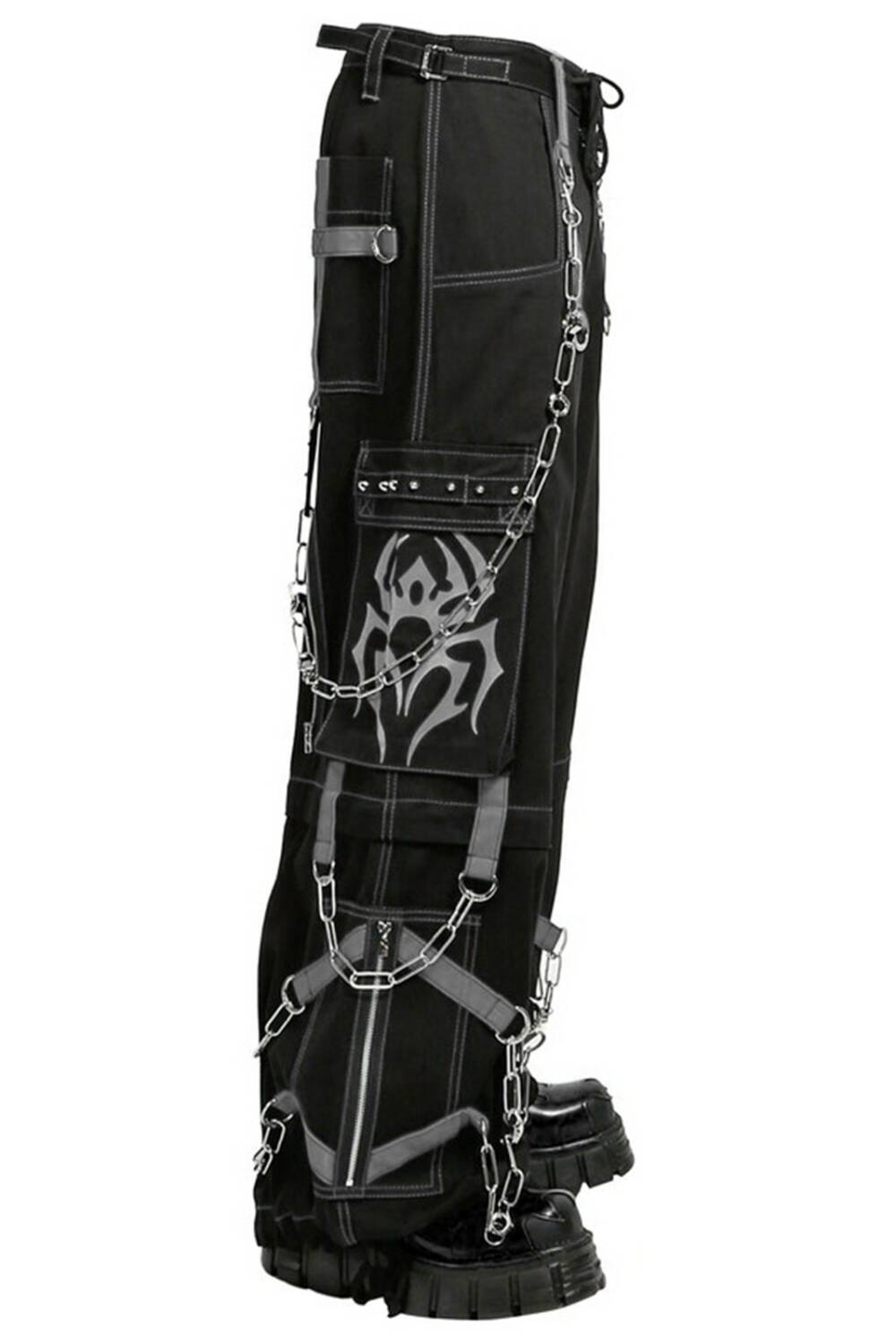 Black Soul Gothic Spider trousers - Image 2