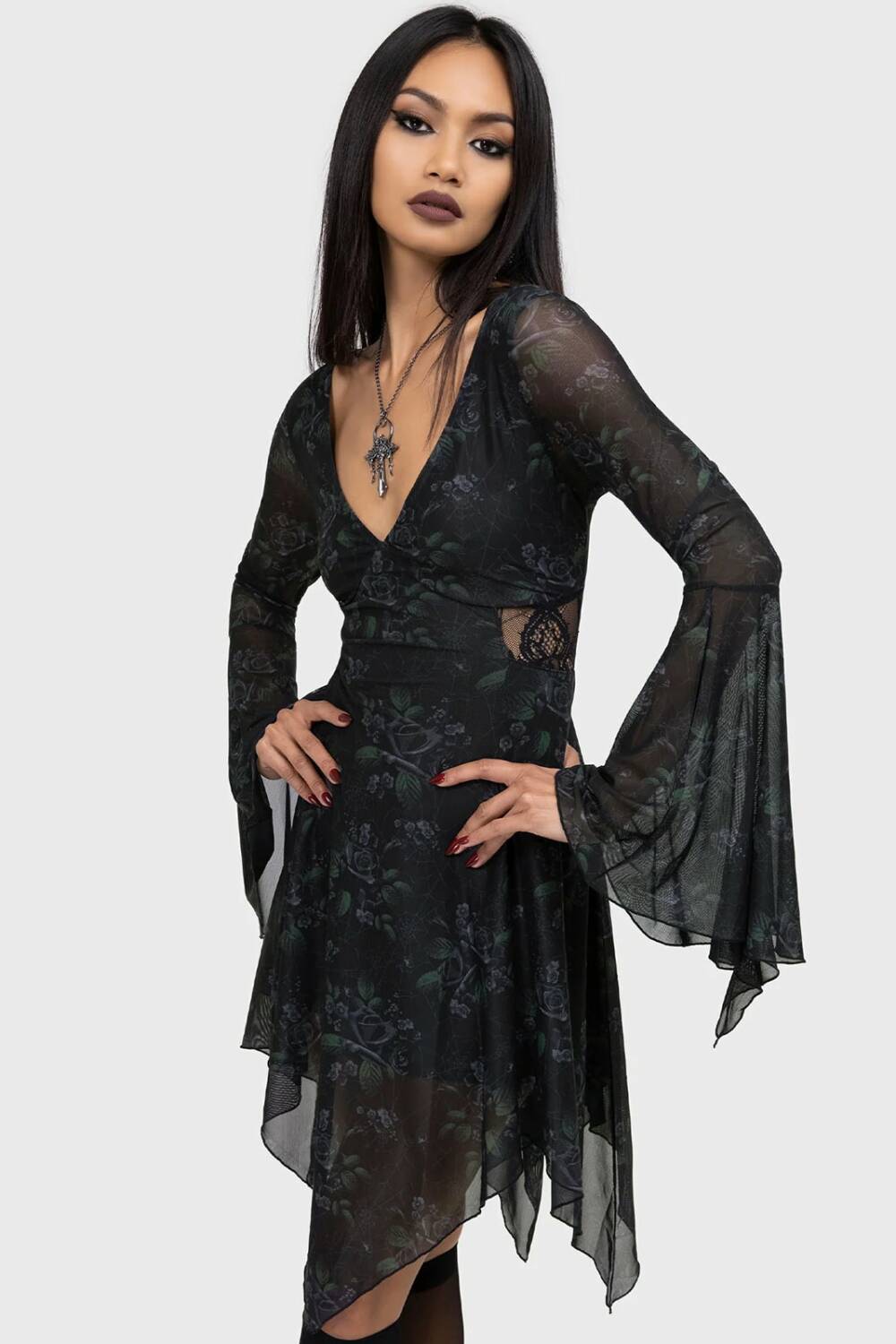 Killstar dress Nocturnal Grove - Image 3
