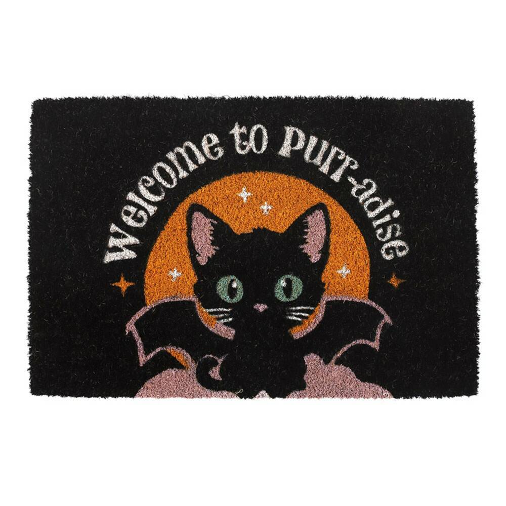 Spirit of Equinox Welcome to Purr-Adise doormat