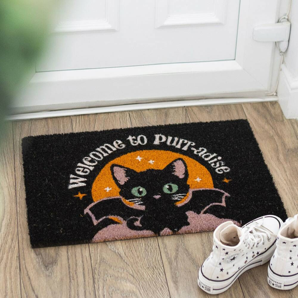Spirit of Equinox Welcome to Purr-Adise doormat - Image 4