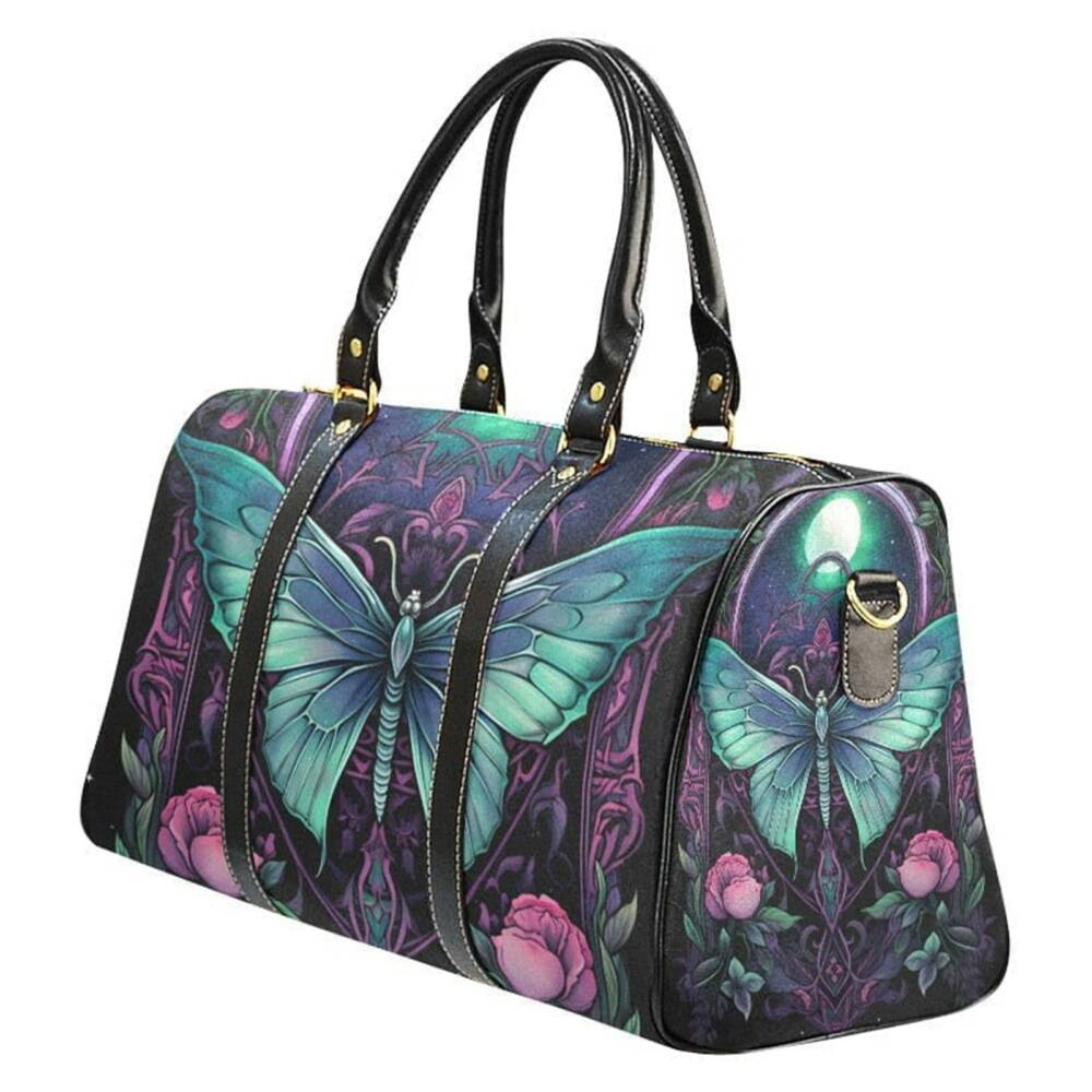 Barmetal travel bag Green Butterfly II