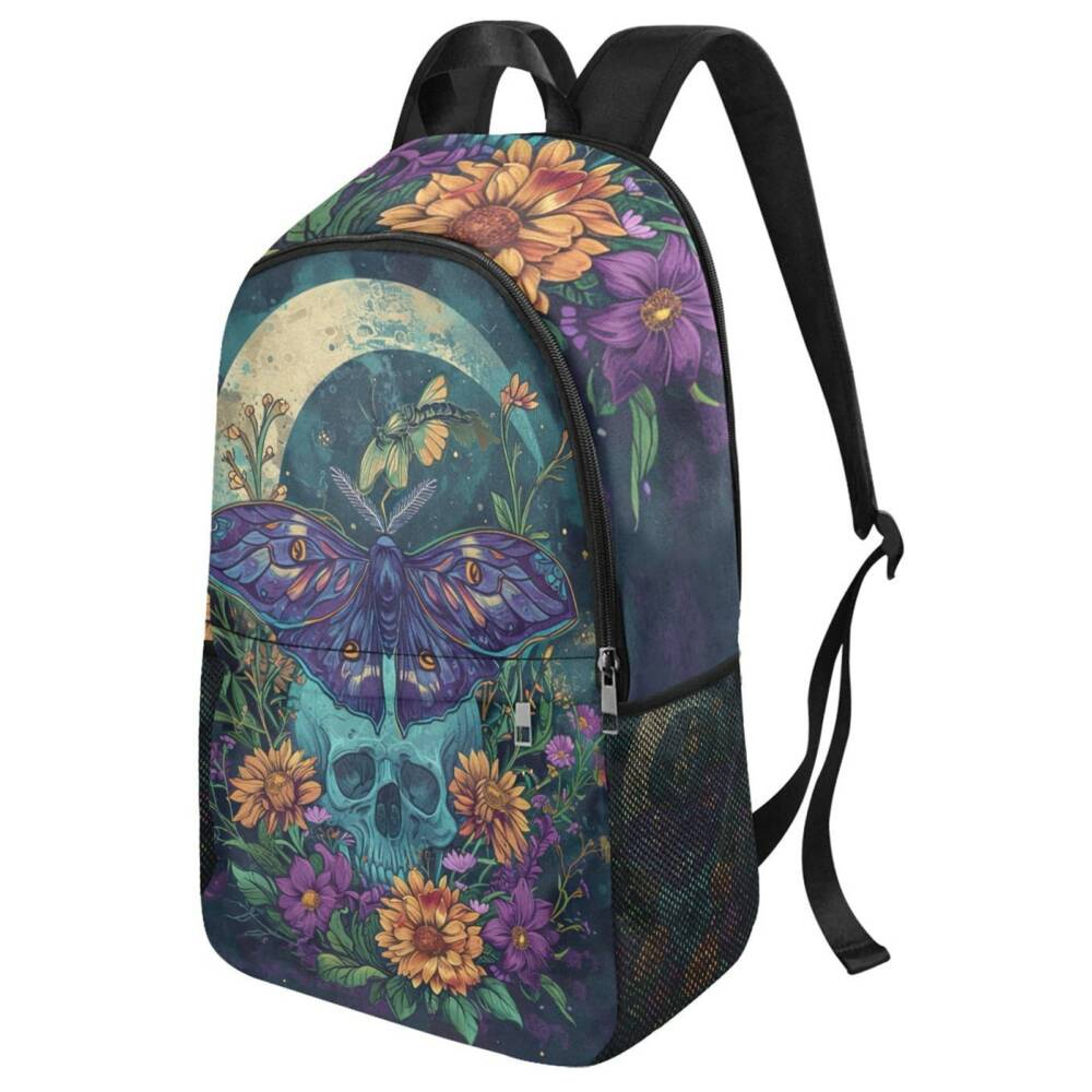 Barmetal Backpack Butterfly Skull