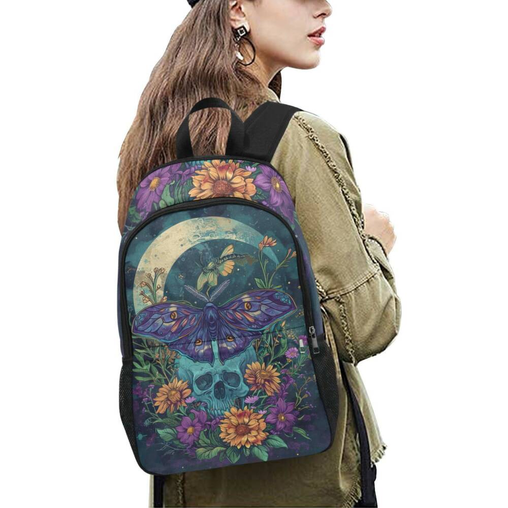 Barmetal Backpack Butterfly Skull - Image 3