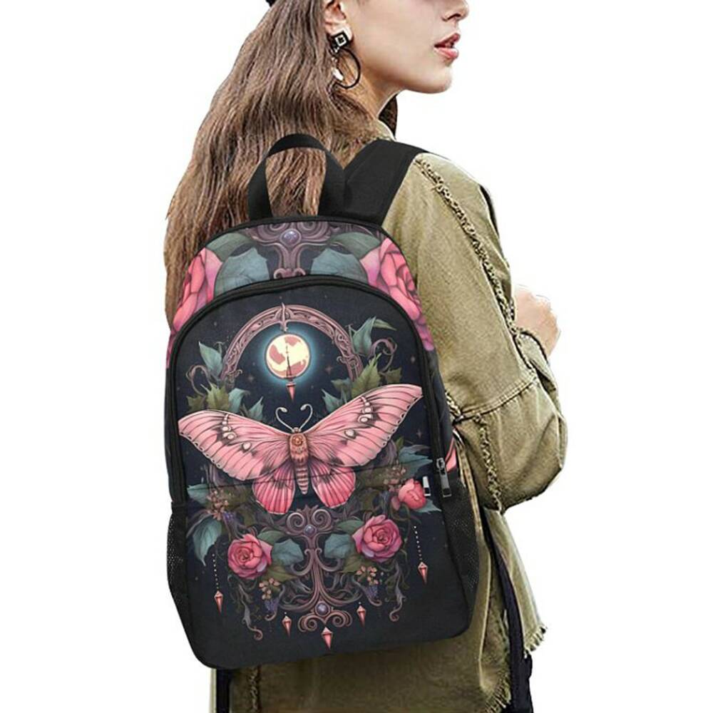 Barmetal backpack Pink Butterfly - Image 3