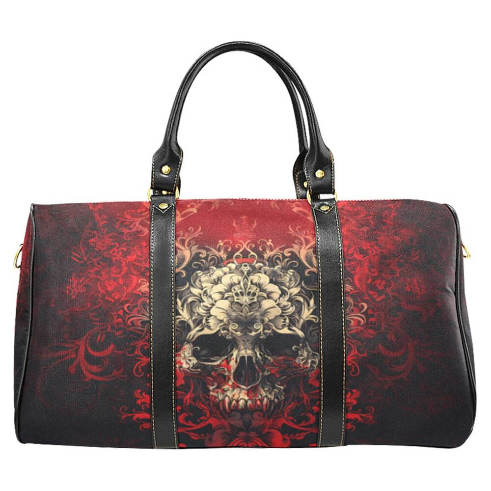 Barmetal travel bag Red Skull