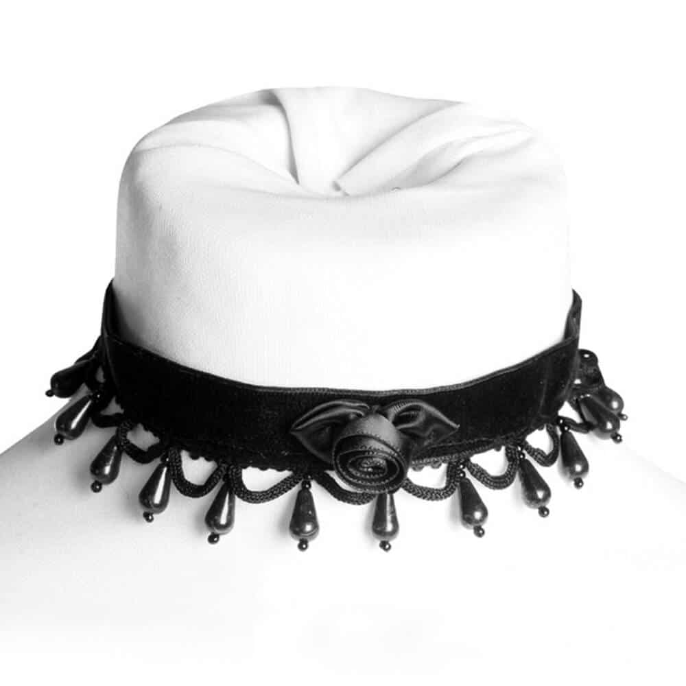 Sinister necklace Rose Teardrops