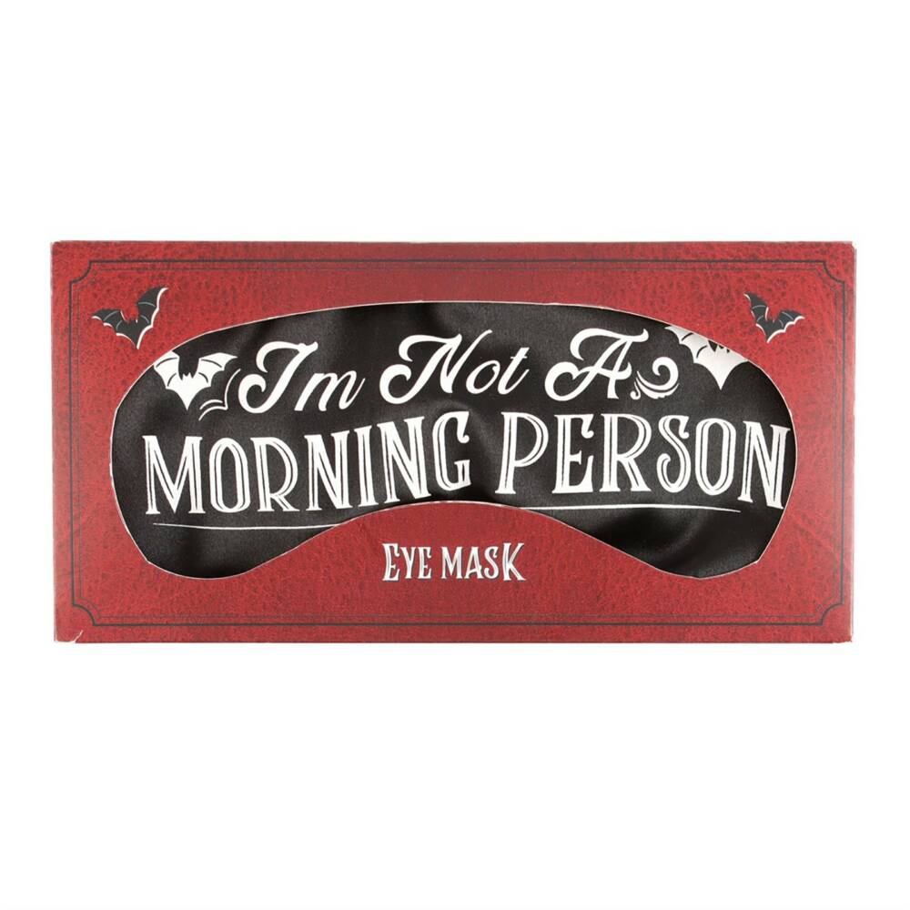 Spirit of Equinox sleep mask Im not a morning person - Image 3