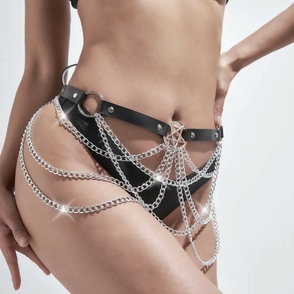 Moon Attic Belt Pentagram Chain - Image 2