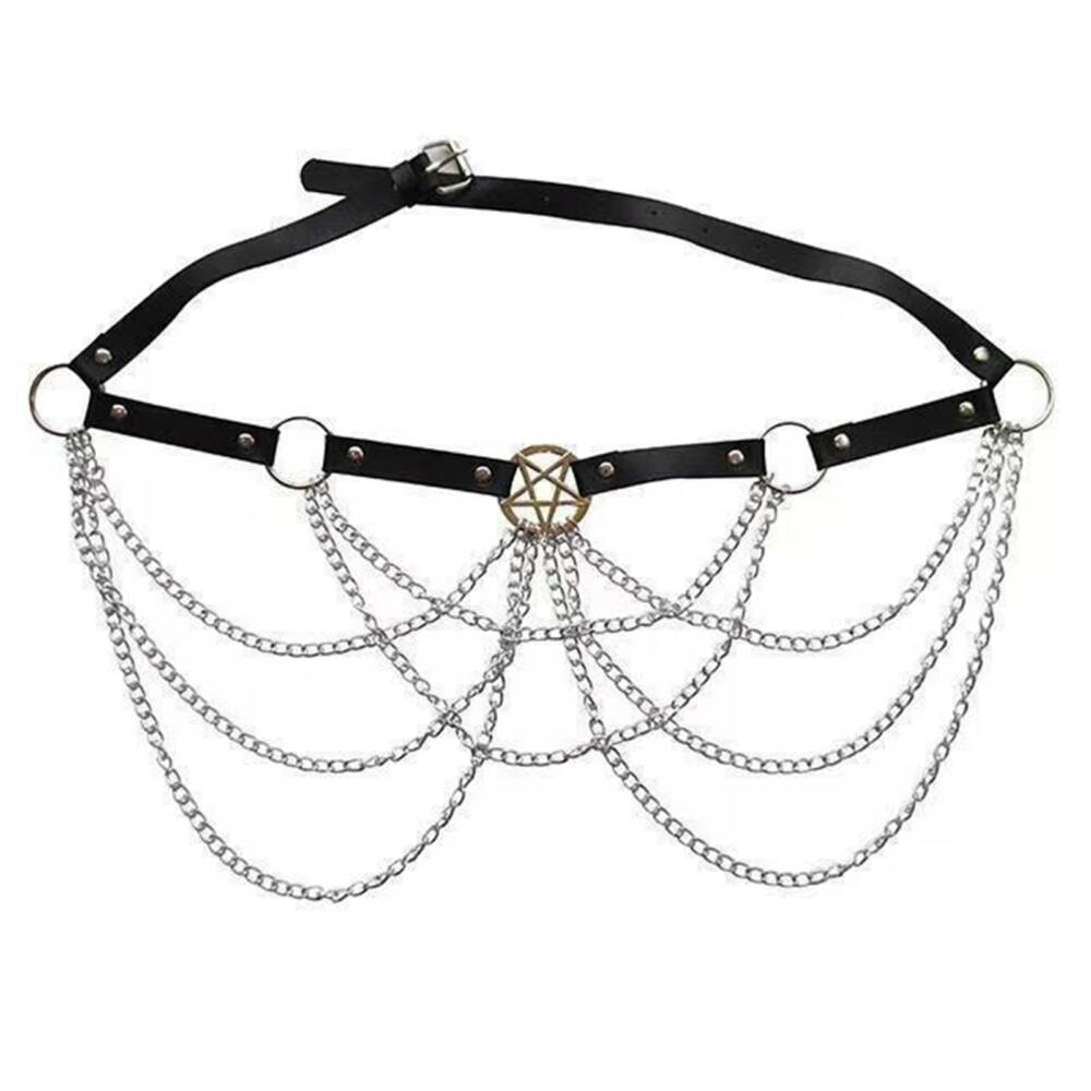 Moon Attic Belt Pentagram Chain - Image 3