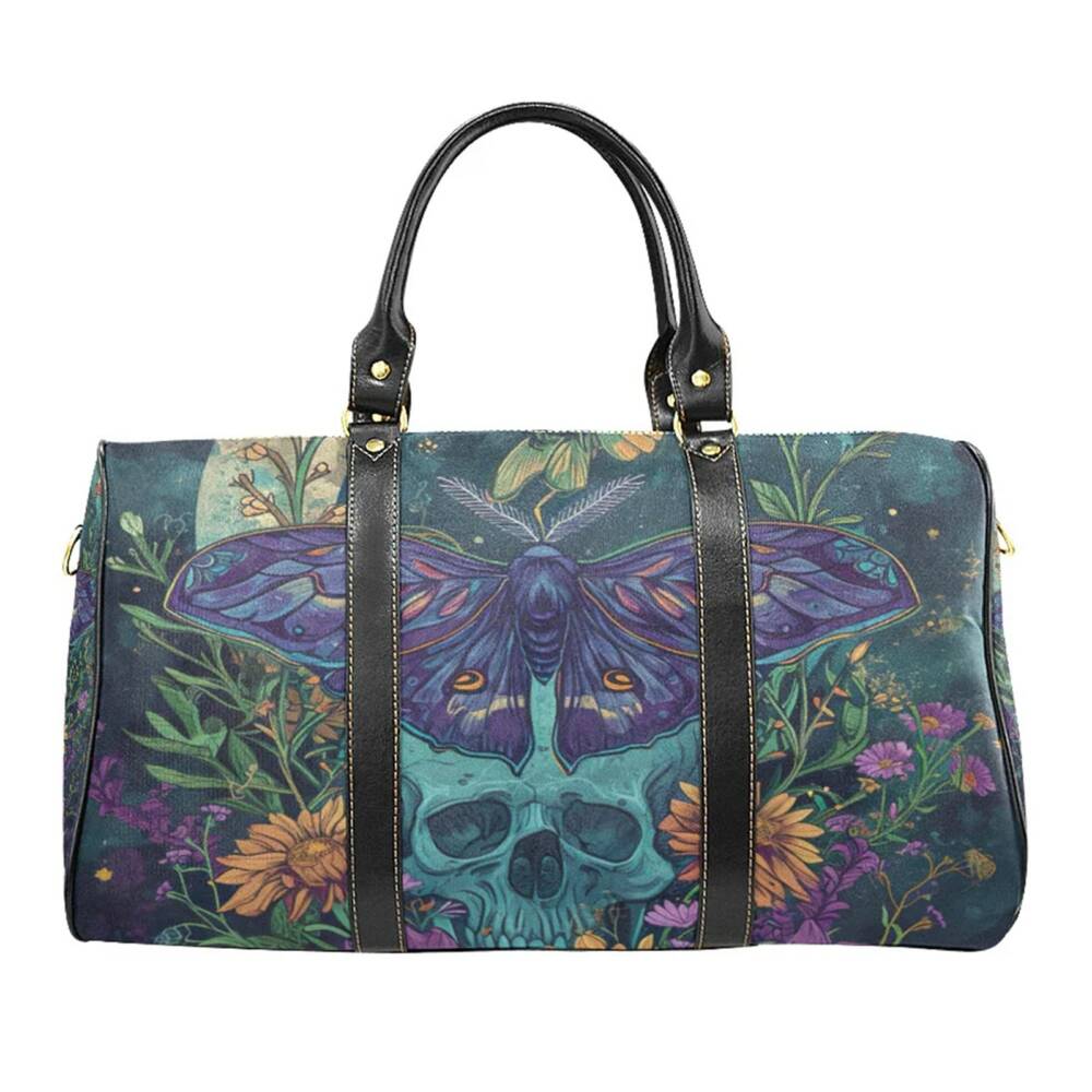 Barmetal travel bag Butterfly Skull