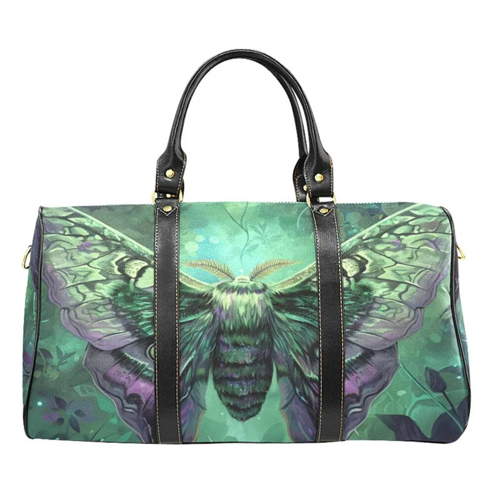 Barmetal travel bag Green Butterfly