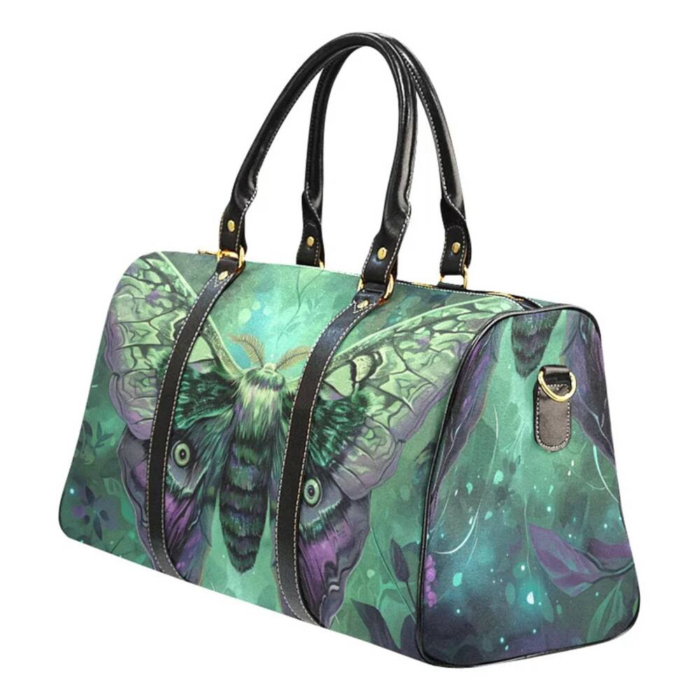 Barmetal travel bag Green Butterfly - Image 2
