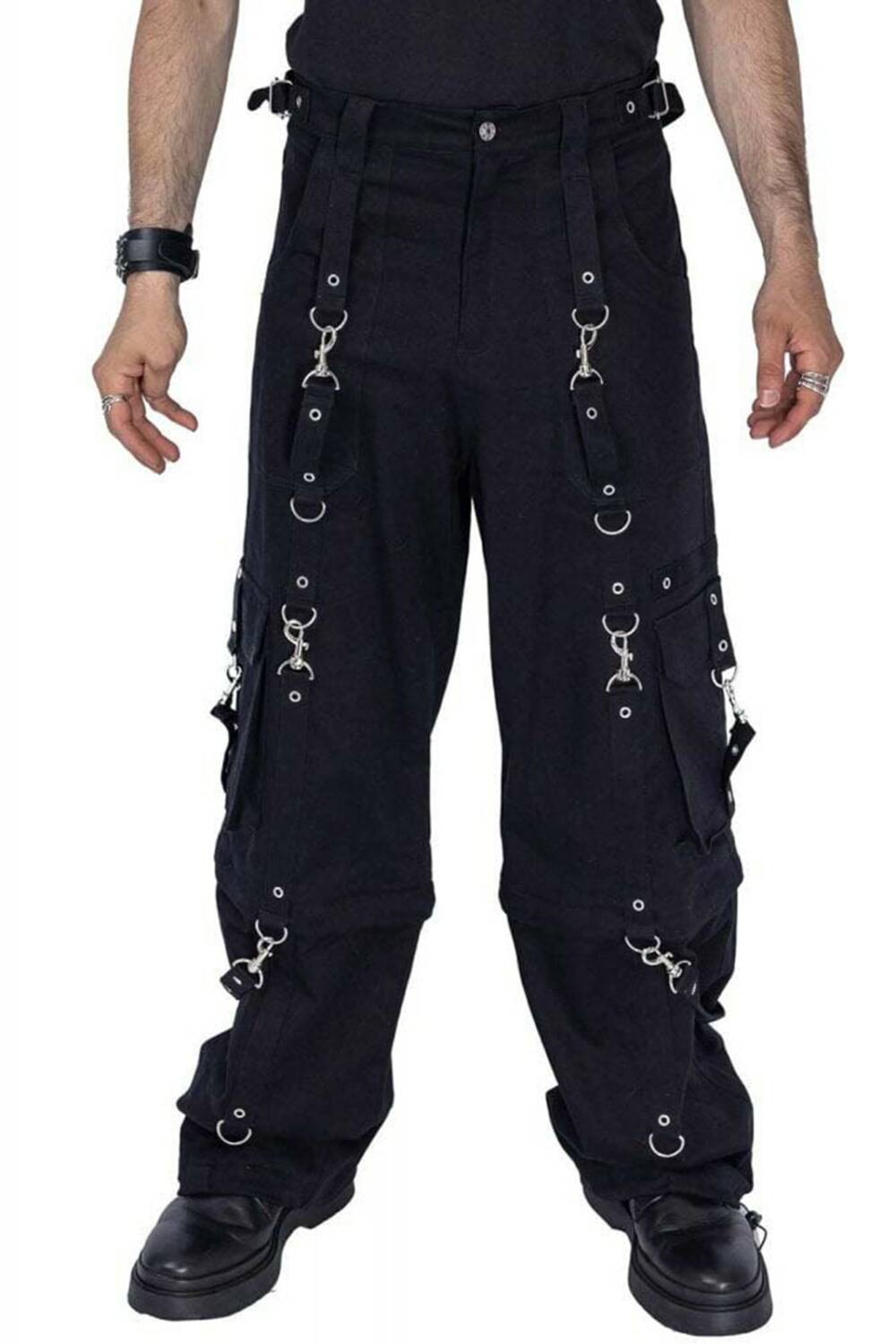 Black Soul Pants Baggy Bondage