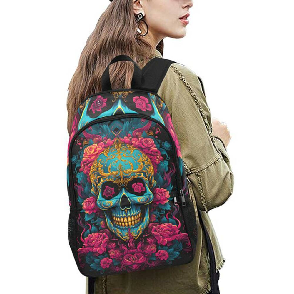Barmetal backpack Sugarskull - Image 3