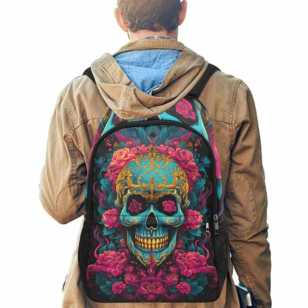 Barmetal backpack Sugarskull - Image 4