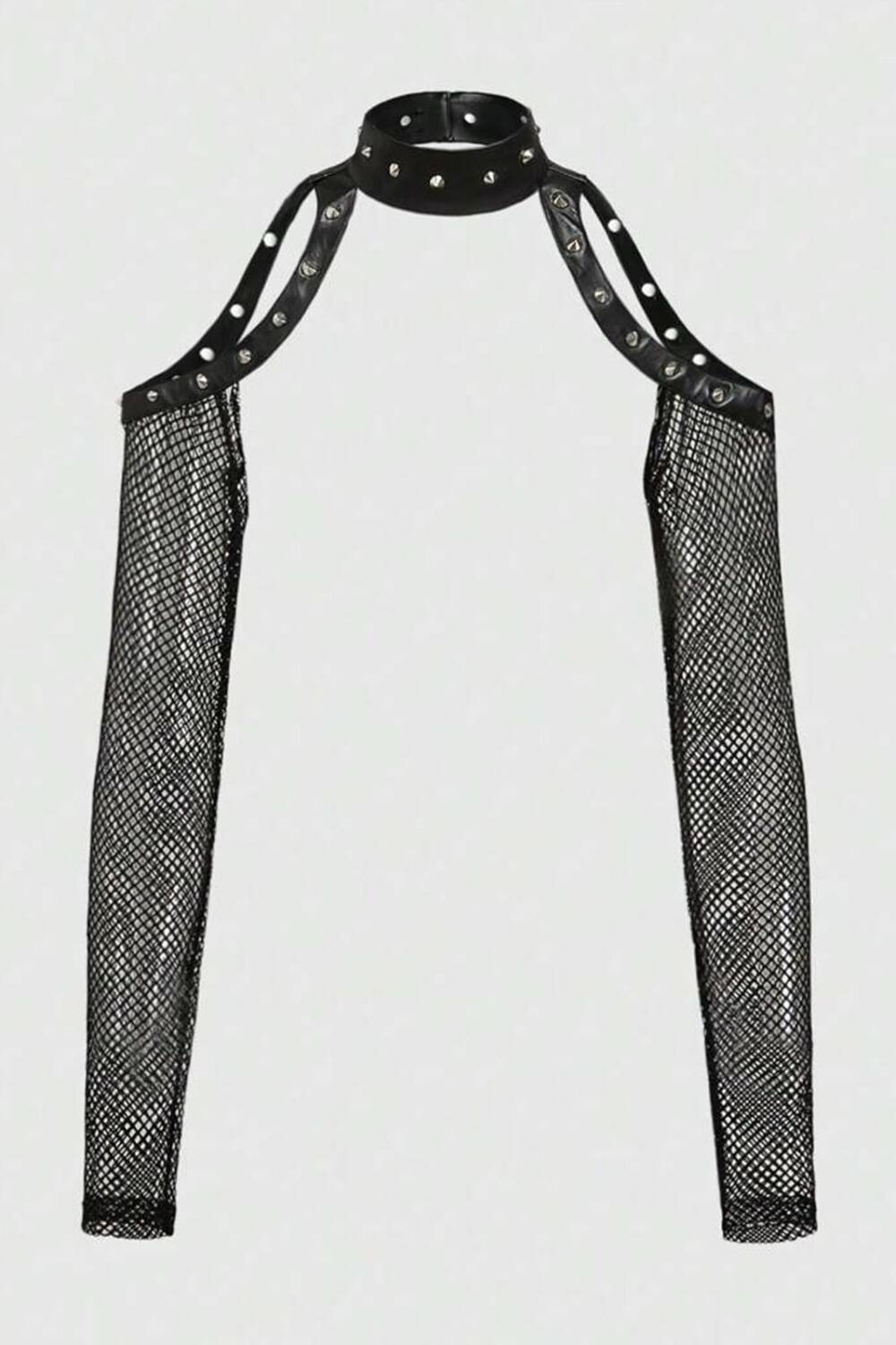 Romwe Top Nexus Grid Harness - Image 3