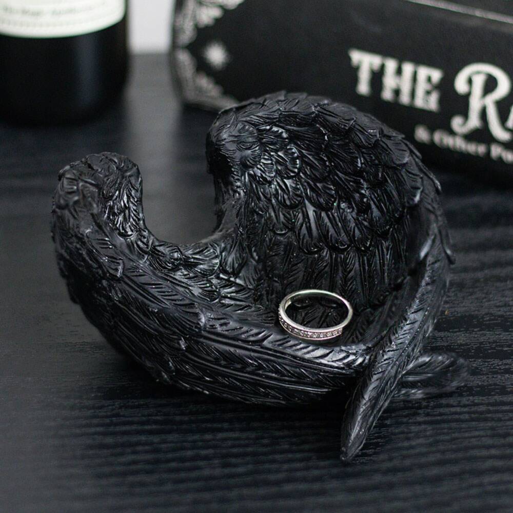 Spirit of Equinox Raven Wings jewelry bowl - Image 4