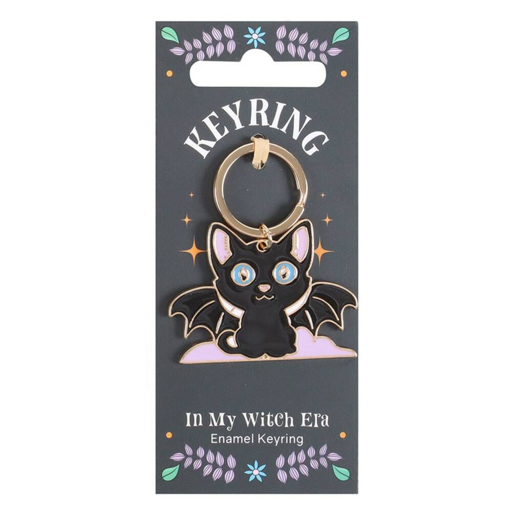 Spirit of Equinox keyring pendant In My Witch Era Bat Cat