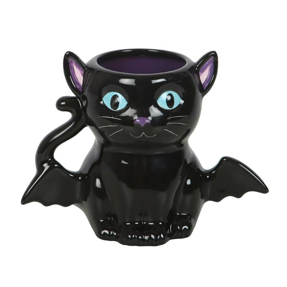 Spirit of Equinox mug Cute and Creepy Bat Cat