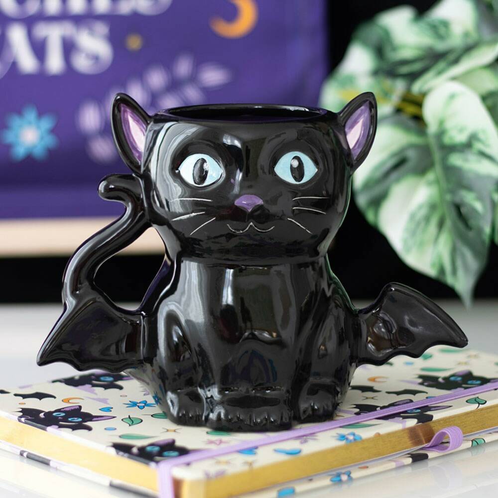 Spirit of Equinox mug Cute and Creepy Bat Cat - Image 4