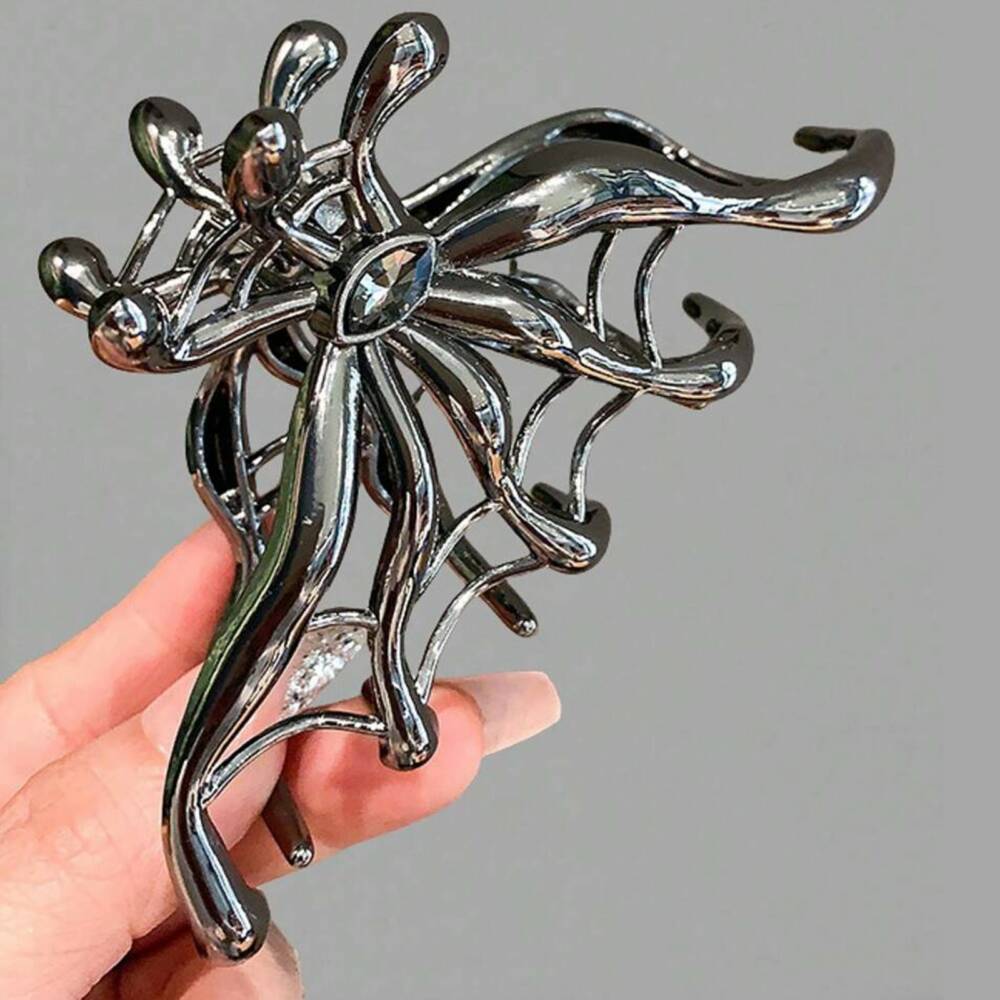 Romwe hair clip Spider Crystal
