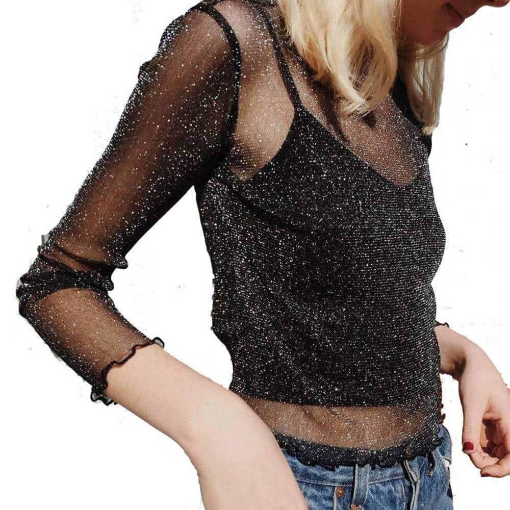 Moonattic mesh shirt Shiny Bling - Image 3