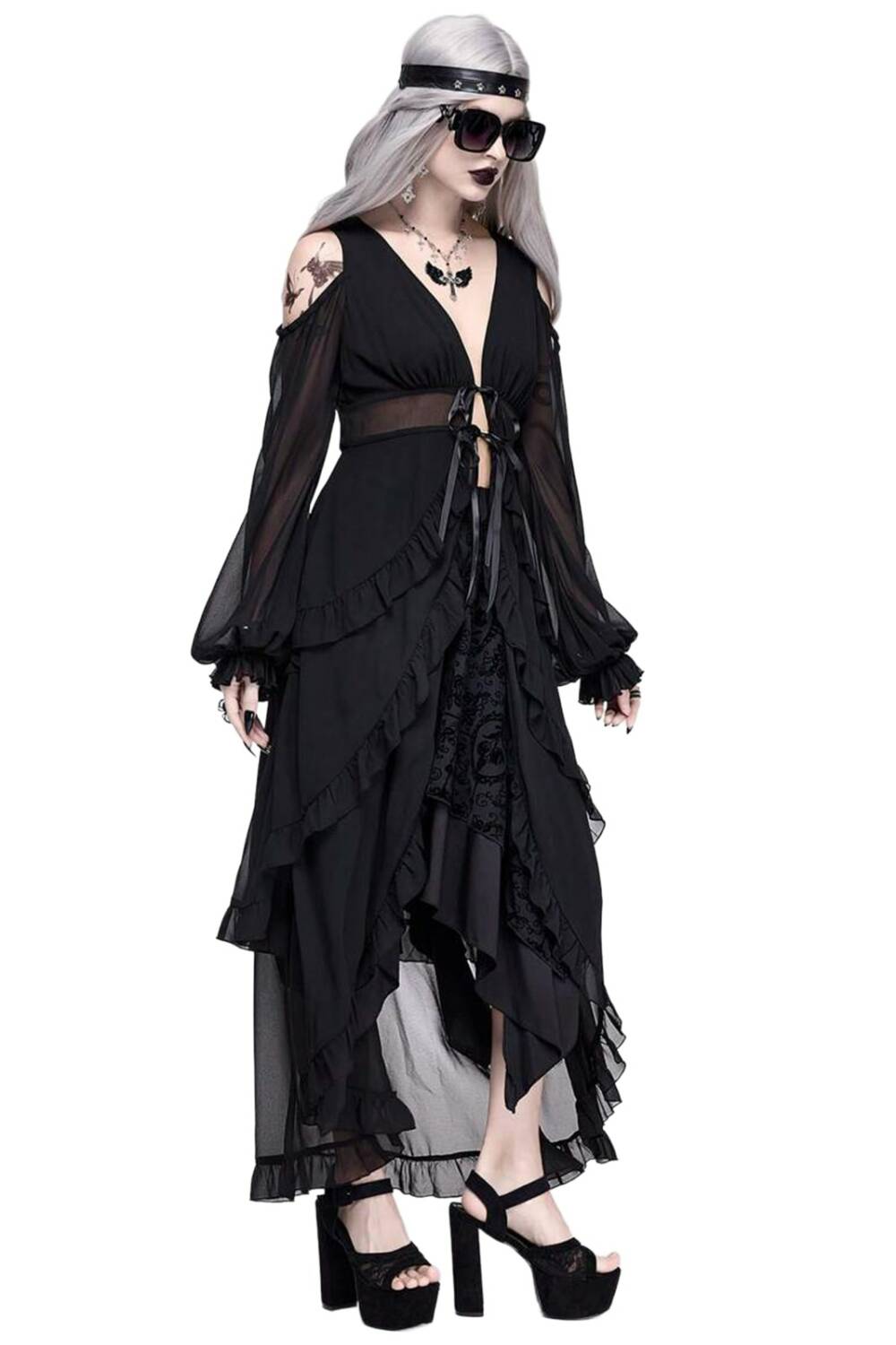 Romwe blouse Moonlit Veil