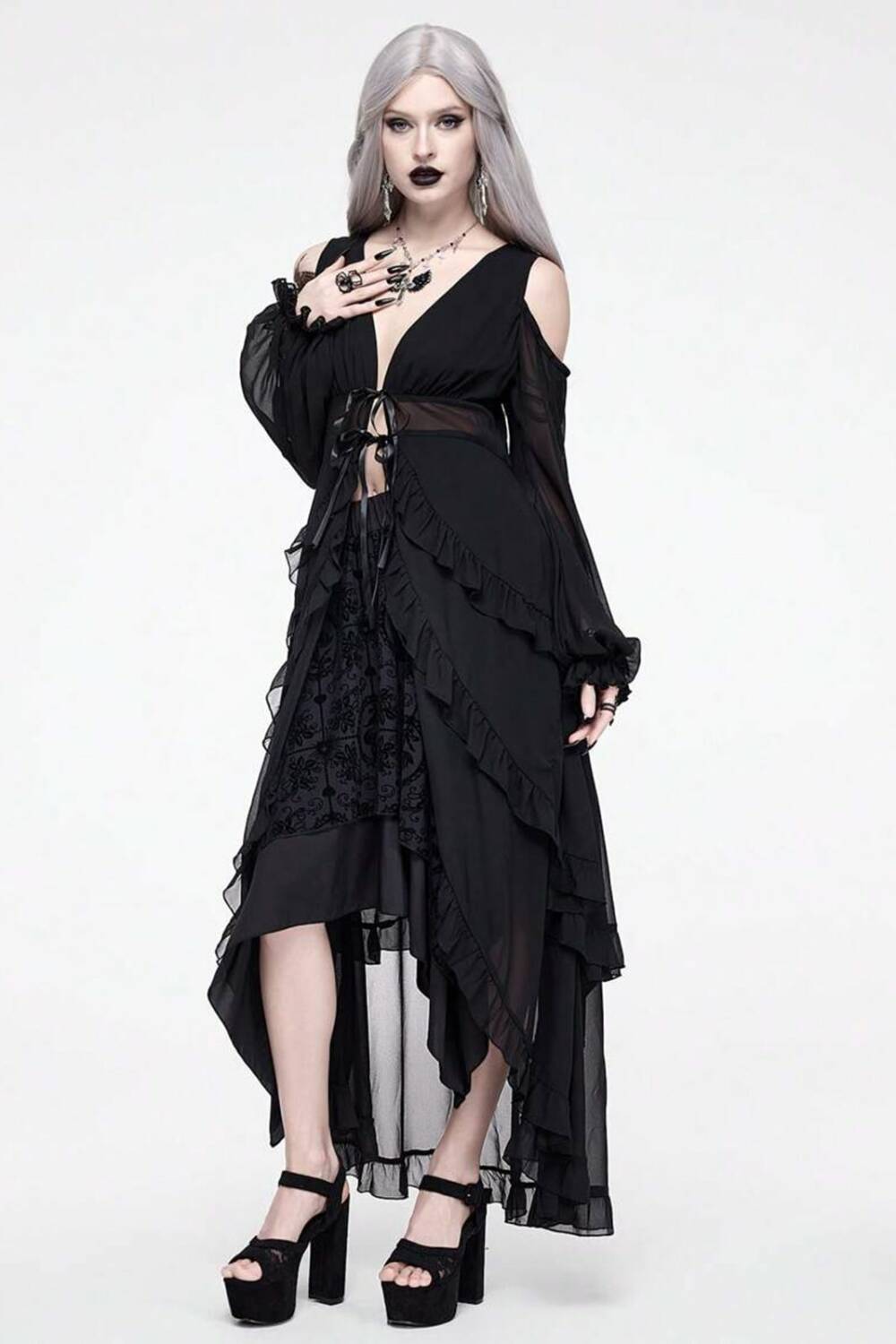 Romwe blouse Moonlit Veil - Image 3