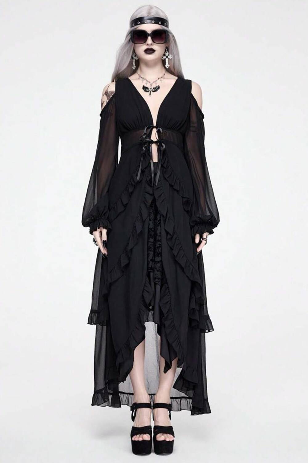 Romwe blouse Moonlit Veil - Image 4