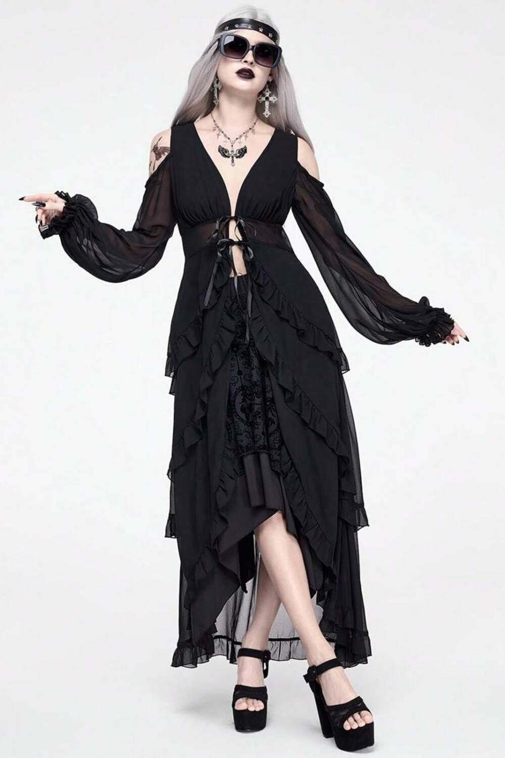 Romwe blouse Moonlit Veil - Image 5