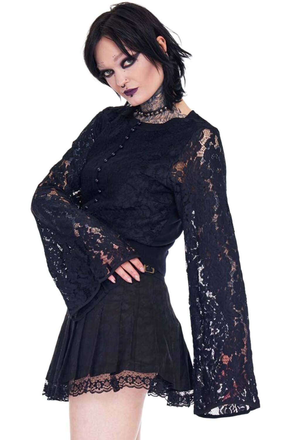 Jawbreaker Lace Embrace cardigan