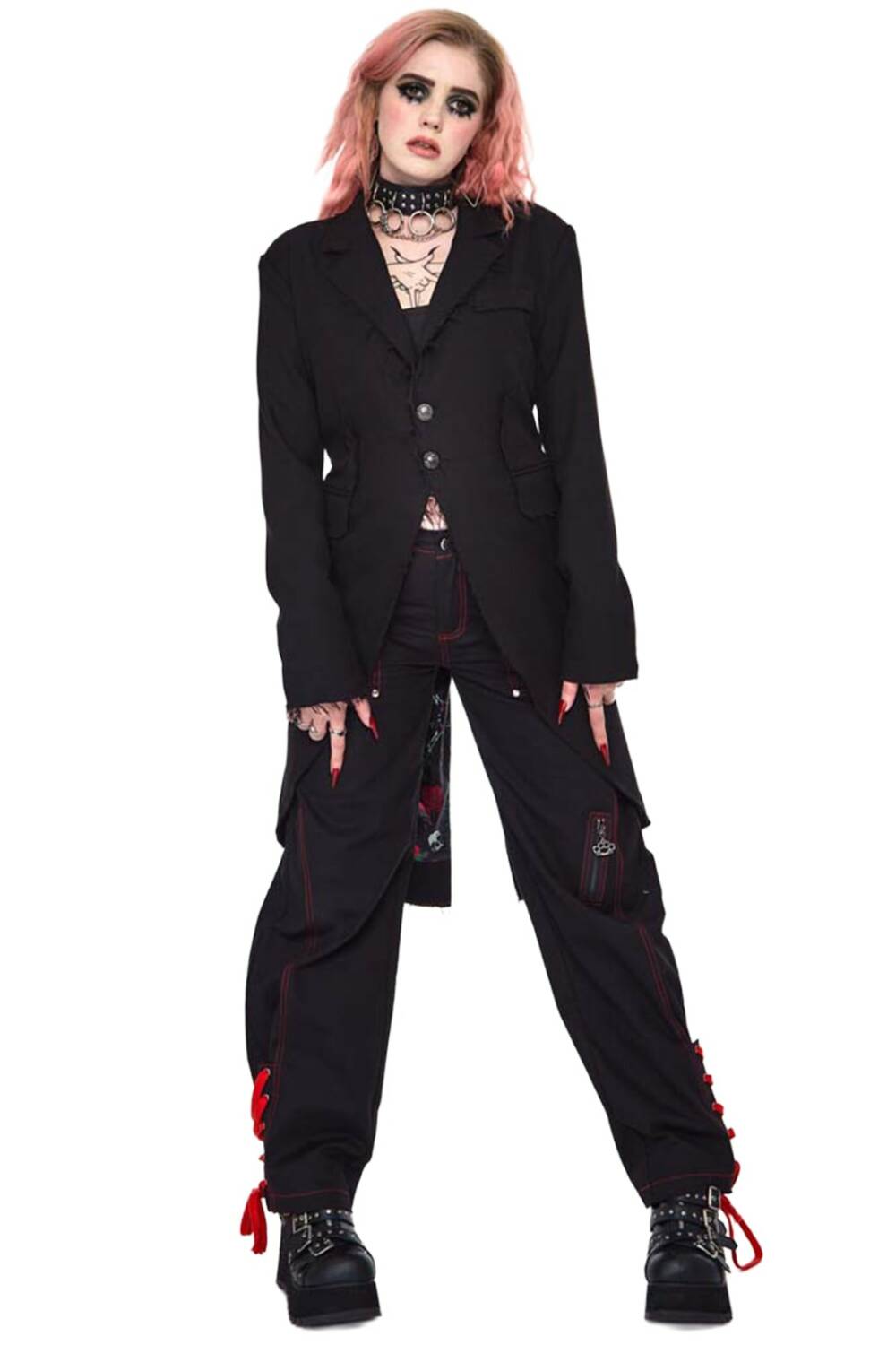 Jawbreaker Blazer Raw Edge