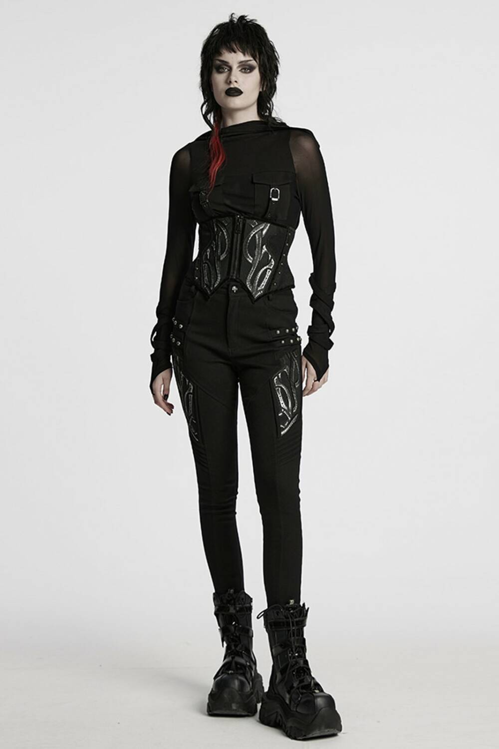 Punk Rave Corset Digital Necromancer - Image 4
