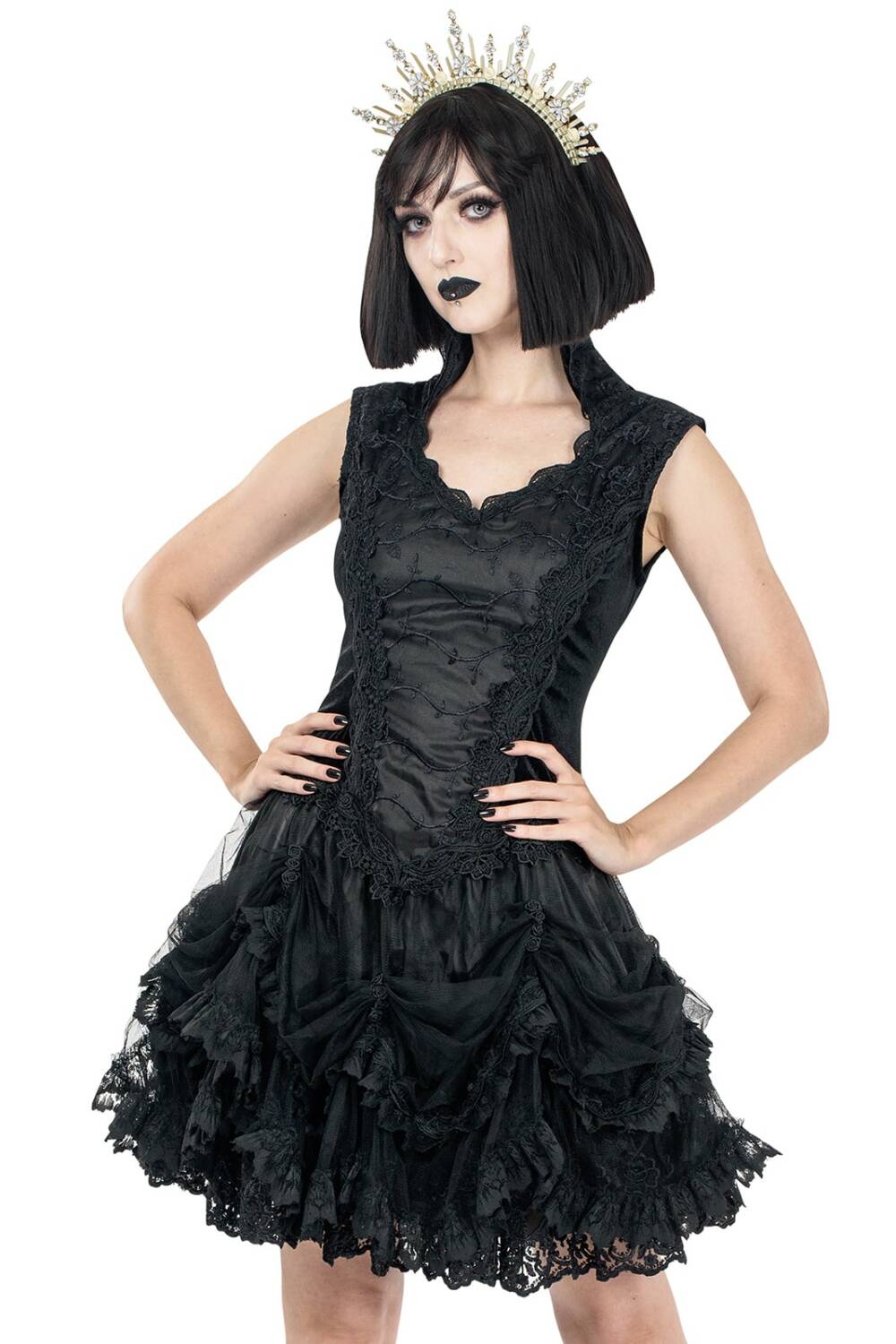 Sinister mini dress Nocturne de Lys