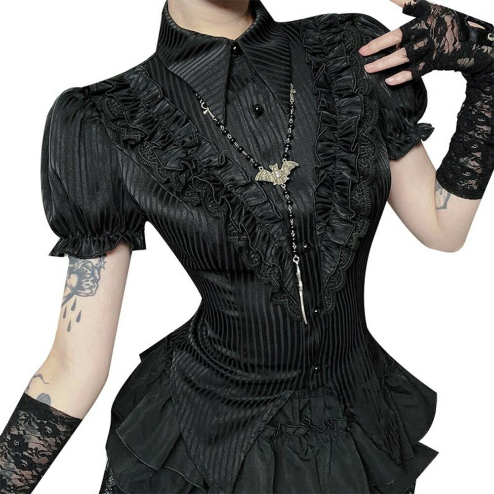 Moon Attic blouse Dark Clockwork