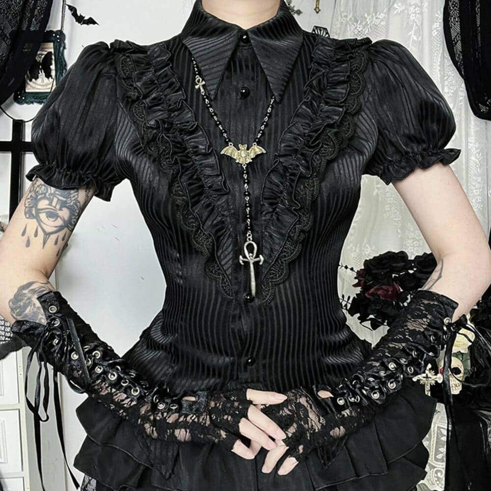 Moon Attic blouse Dark Clockwork - Image 2