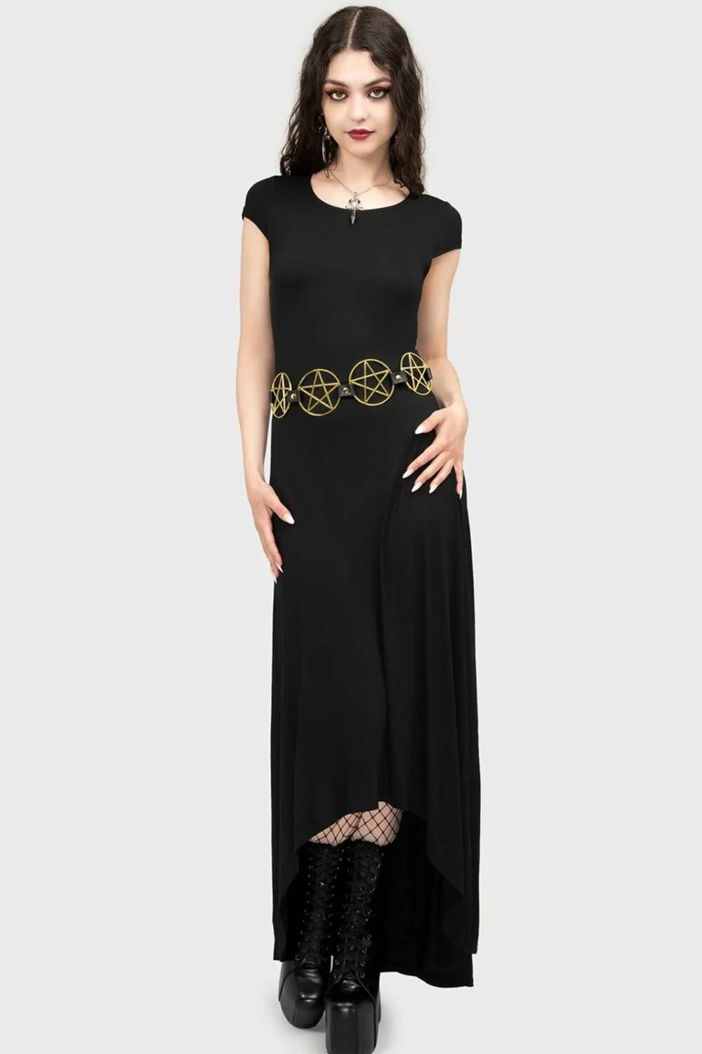Killstar belt Golden Pentagrams - Image 2
