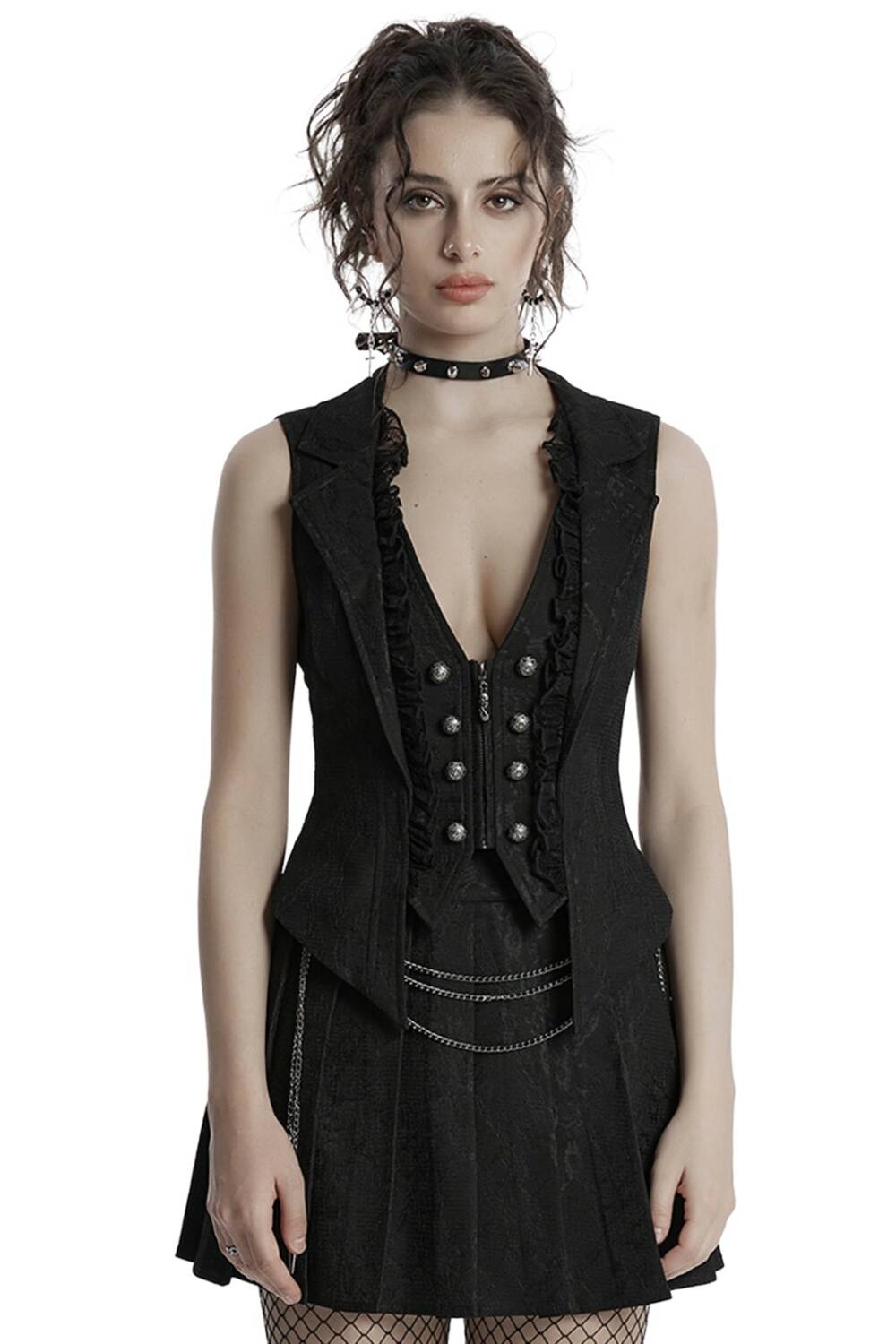 Punk Rave Vest Gothic Academy
